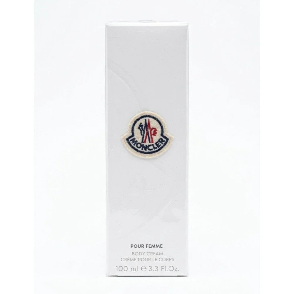 Authentic Moncler Pour Femme Body Cream Lotion 100ml 3.3oz New Sealed Gift Paris